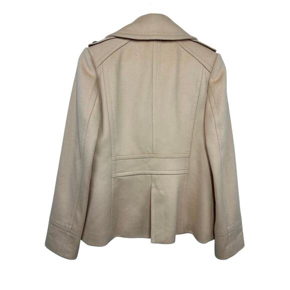 J Crew Wool Double Breasted Harbor Peacoat Jacket Size 8 Blush Pink 17849 - Picture 3 of 15
